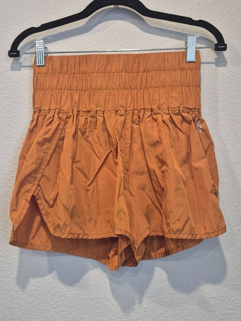 Free People Movement The Way Home Run Shorts Burnt Orange Athletic Gym Women Med